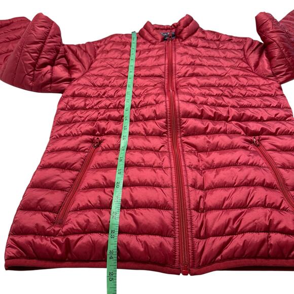 BROOKS BROTHERS Quilted Puffer Jacket in Red Size Large Kids Thermore Polyester - Picture 7 of 8